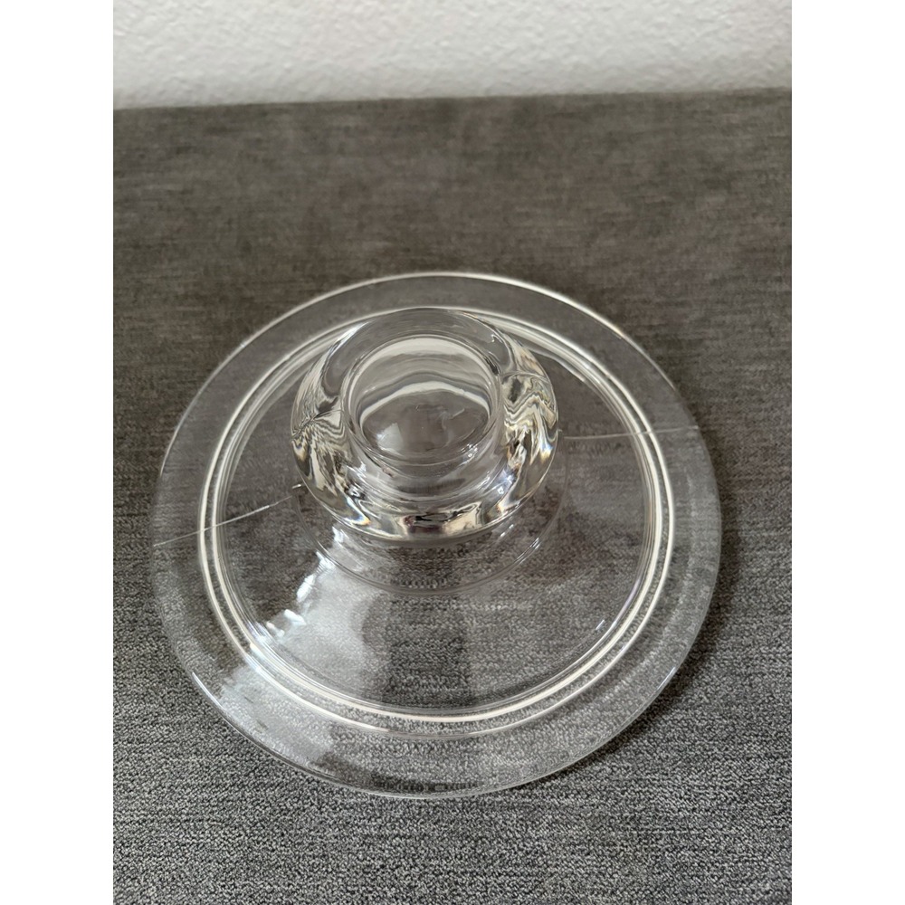 Vintage Seyferts Original Butter Pretzel Large Glass REPLACEMENT LID ONLY